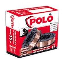 P192-0010 ลวดเชื่อม MIG ER70S-6 15KG ขนาด 0.8MM โปโล POLO