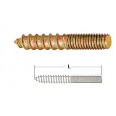 HB8 แฮงเกอร์โบล์ Hanger Bolts L=40 50 55 60 65 70 75 80 90 สกรูและอุปกรณ์ Screws and Accessories