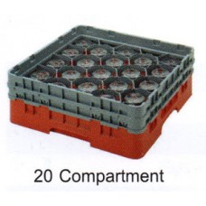 20 Compartment Glass Rack CAMBRO