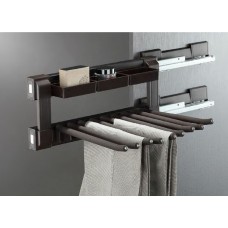 BKC13400  ราวแขวนกางเกงพร้อมระบบราง Soft Close Trousers Rack