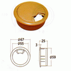 C003-IV  ช่องรอยสายไฟสีครีม