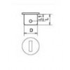 CDP-1512 สลักฝังไม้พลาสติก CROSS DOWEL PLASTIC อุปกรณ์น็อคดาวน์ Knock Down