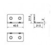 SA-4H เหล็กฉาก เหล็ก 4 รู รุ่นหนา STEEL BRACKETS ฉาก BRACKETS 