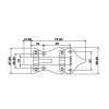 C-700 กลอนเหล็กลายโบราณ ANTIQUE BARREL BOLTS กุญแจ LOCK