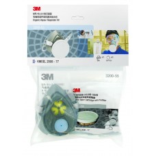 3M 3200 55 หน้ากาก ครึ่งหน้าชนิดไส้กรองเดี่ยว ขนาดกลาง สำหรับงานพ่นสี/พ่นยาฆ่าแมลง