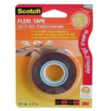 Z055-3090 FLEXI TAP เทป 2 หน้าชนิดบาง ขนาด12MMX2M 3M