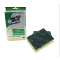 Z052-0405 แผ่นใยขัด #96B 3"X4" SPONGE (1PAC/4PCS) 3M