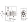 DWC-N 300/1.1      เครื่องสูบน้ำชนิดหอยโข่งผลิตจากสแตนเลส      EBARA