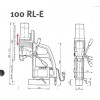 100 RL- E   ALFRA   สว่านแท่นแม่เหล็ก