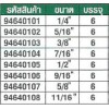 94640101 ประแจแหวนข้างปากตายข้าง ขนาด 1/4''  SATA