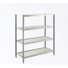 4-TIERS PLAIN +2-TIERS SLATTED SHELF  ชั้นเรียบ+ชั้นซี่4 ชั้น   - ตราเพชร