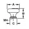 130.51.791 ปุ่มจับจับเฟอร์นิเจอร์โบาณ Antique ยี่ห้อ Hafele เฮเฟเล่