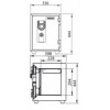 SS42V ตู้นิรภัยขนาดเล็ก รุ่น 42 กก.แบบตั้ง รหัสหมุน ยี่ห้อ PRESIDENT