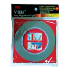 Z055-3010 V41 VHB TAPE เทปกาวสองหน้า (สีเทา) หนา 1.10mm ขนาด12mm x 6yds ยี่ห้อ 3M 3เอ็ม