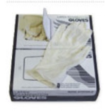 LATEX GLOVE ถุงมือยาง LATEX สีขาว บรรจุอยู่ในกล่อง  (100 ข้าง)