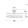 1CA093-AB-140 ปุ่มจับเฟอร์นิเจอร์โบราณ Antique Knobs and Handles